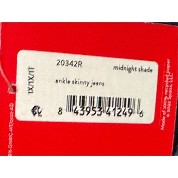 SPANX size 1X NWT ankle skinny jeans - style 20342 midnight shade - Picture 11 of 11